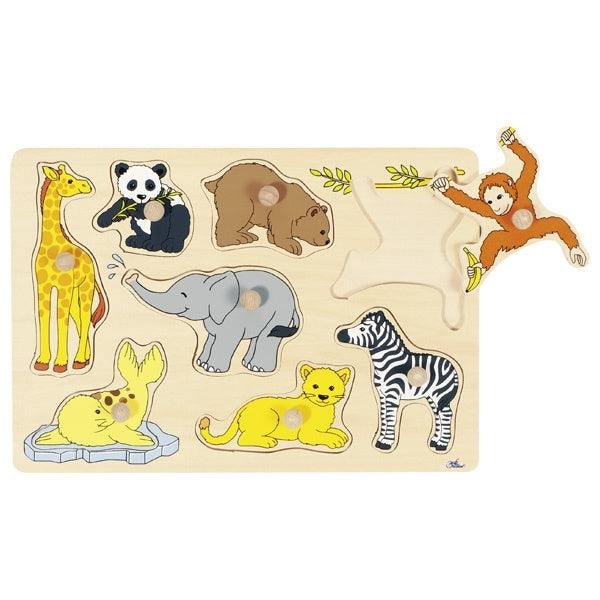 Inlegpuzzel - Wilde dieren