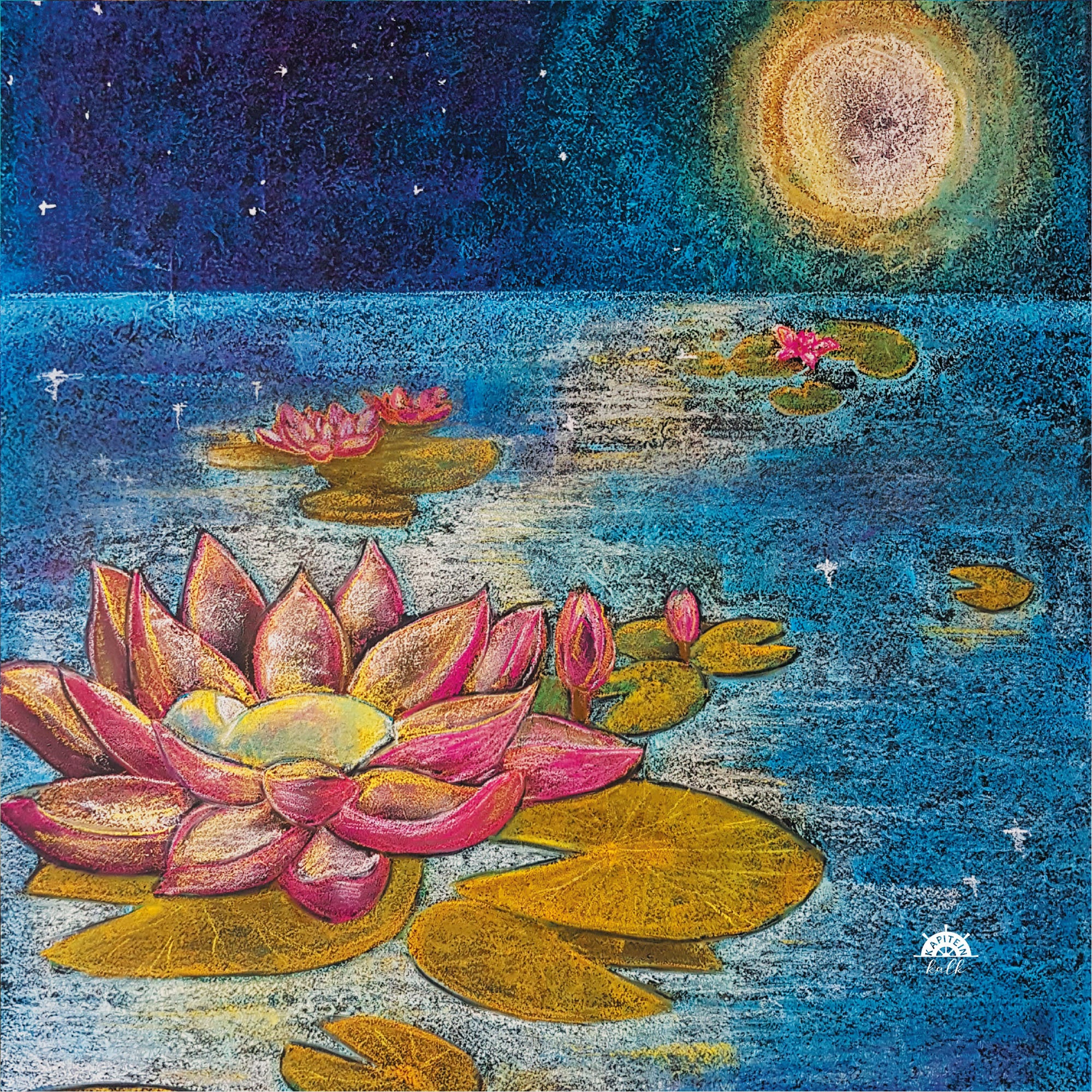 Silhouette Water Lily- Kapitein Kalk
