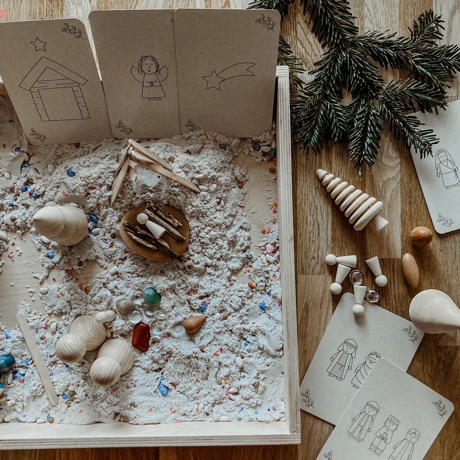 Flashcards Kerstverhaal
