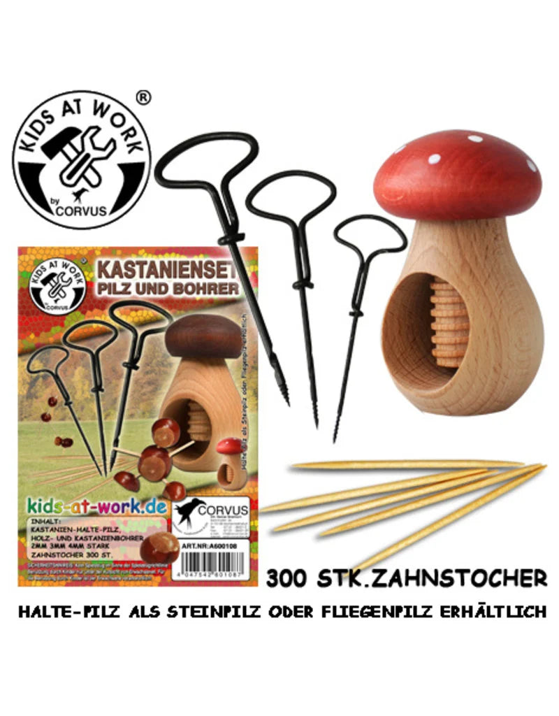 Kids at work - Kastanje knutselset