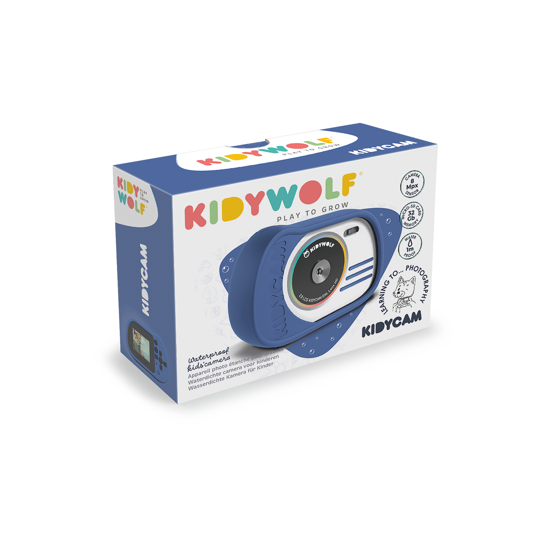 KIDYCAM Digitale kindercamera - Blauw