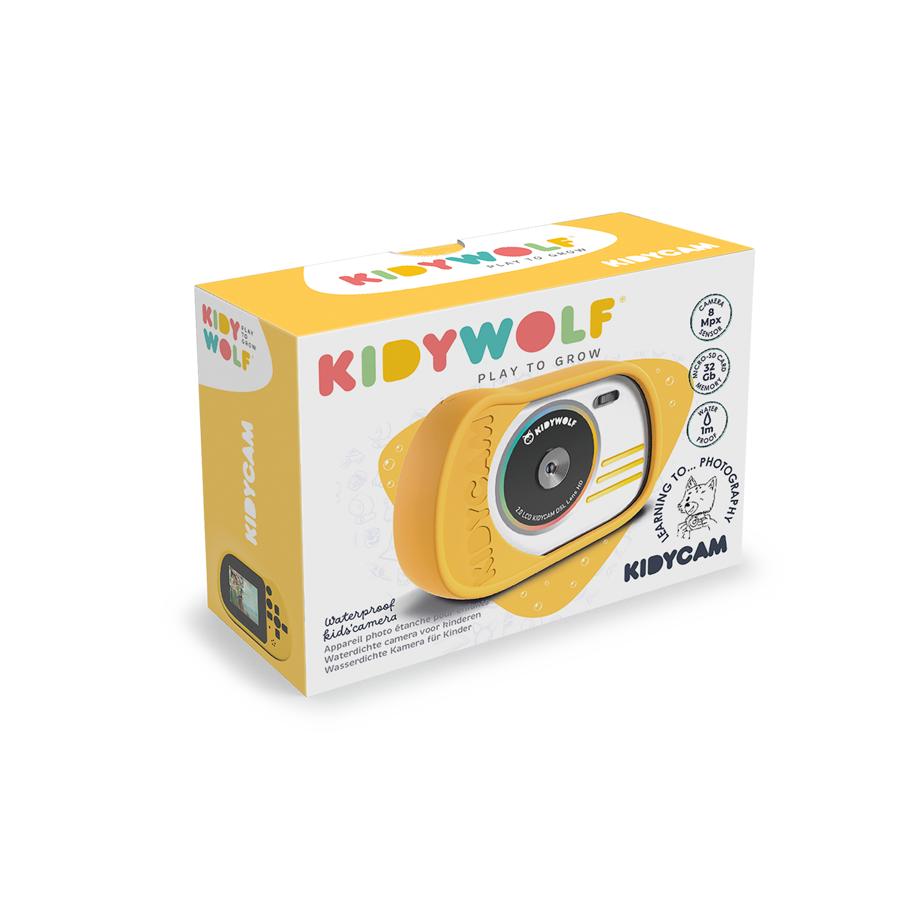KIDYCAM Digitale kindercamera - Oranje