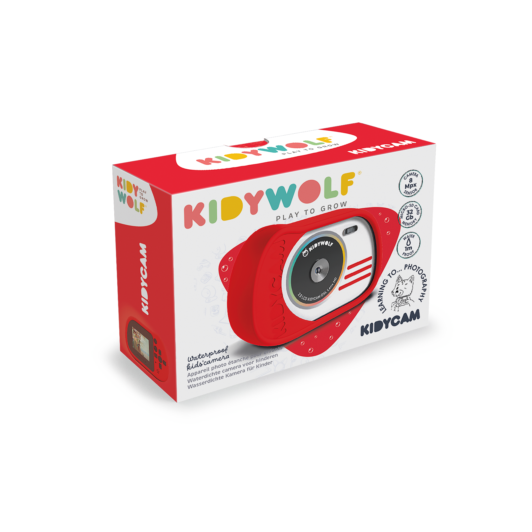 KIDYCAM Digitale kindercamera - Rood