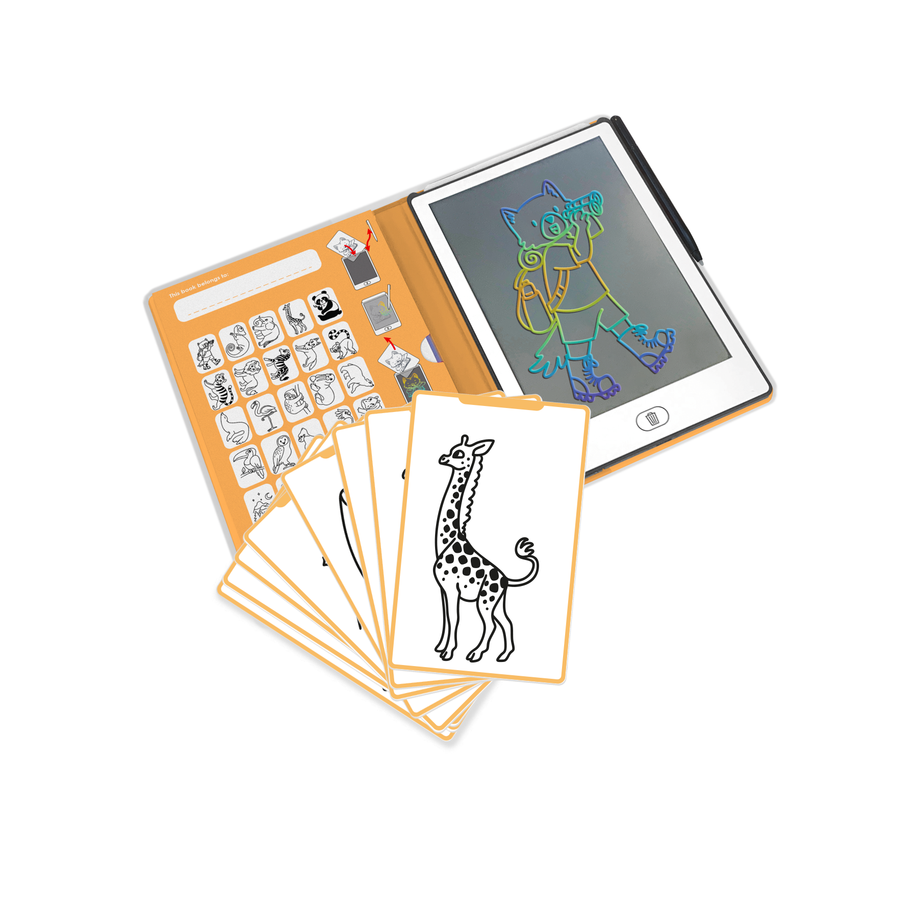 KIDYDRAW-MINI - Tekentablet 'Dieren'