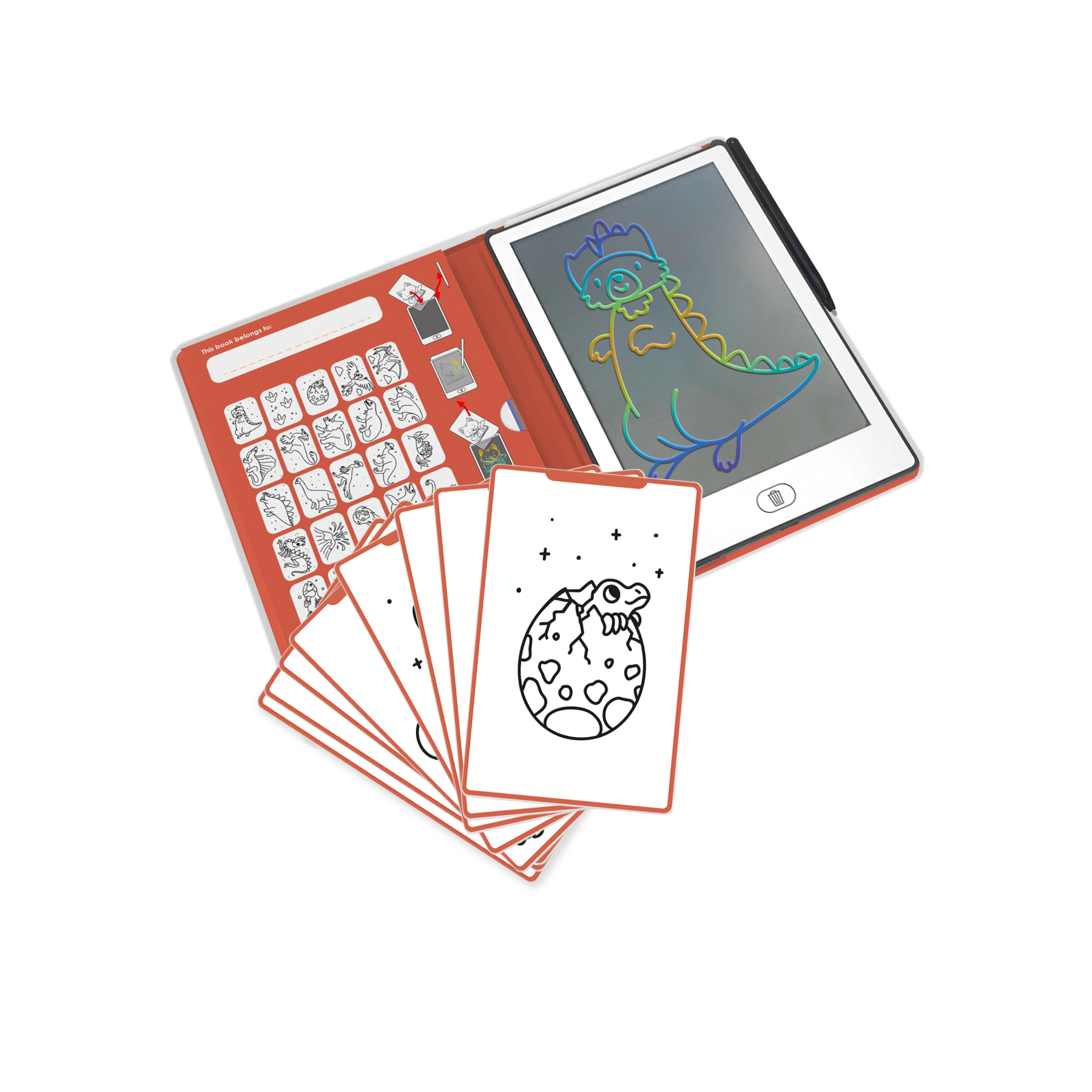 KIDYDRAW-MINI - Tekentablet 'Dinosaurussen'