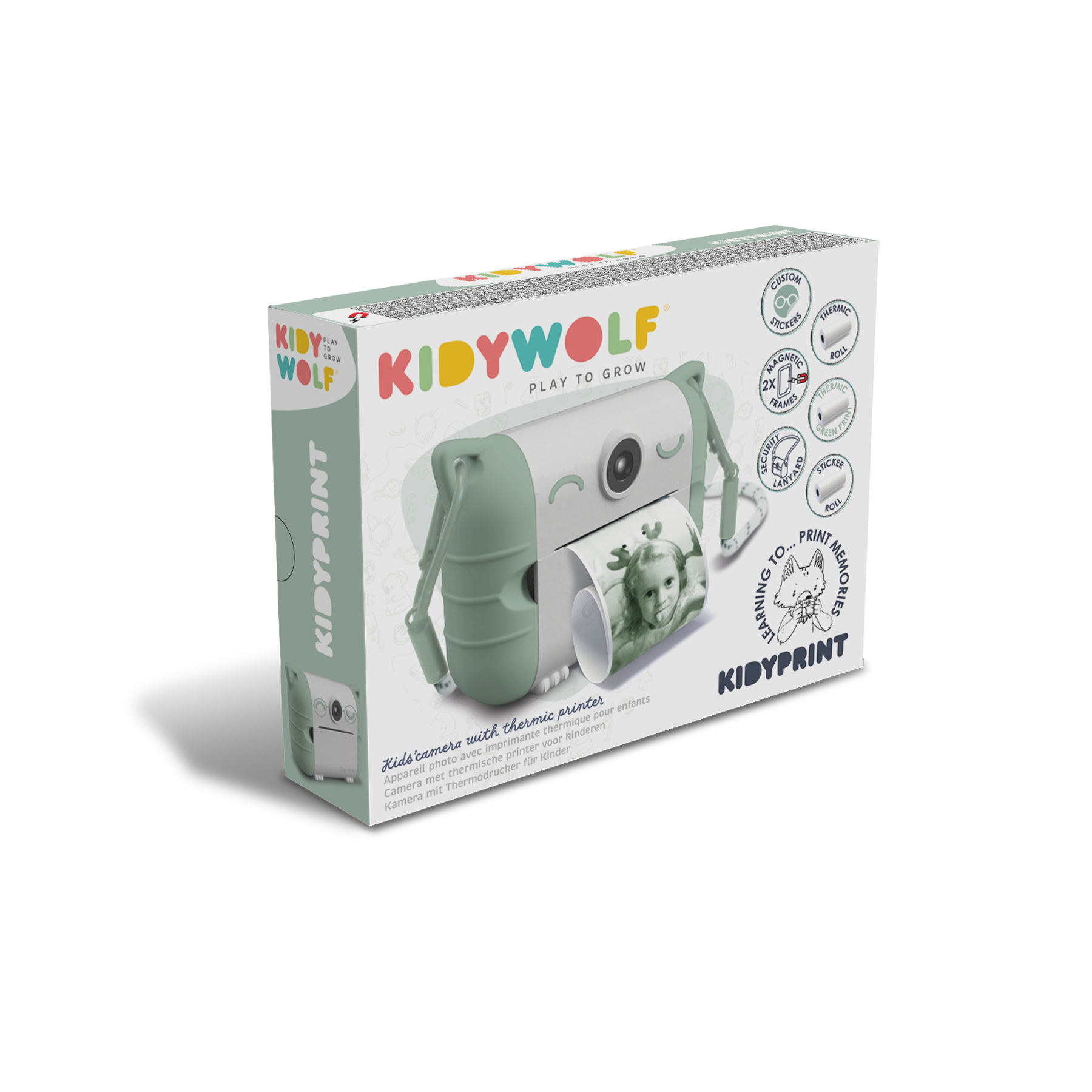 KIDYPRINT Instantprint fotocamera - Groen