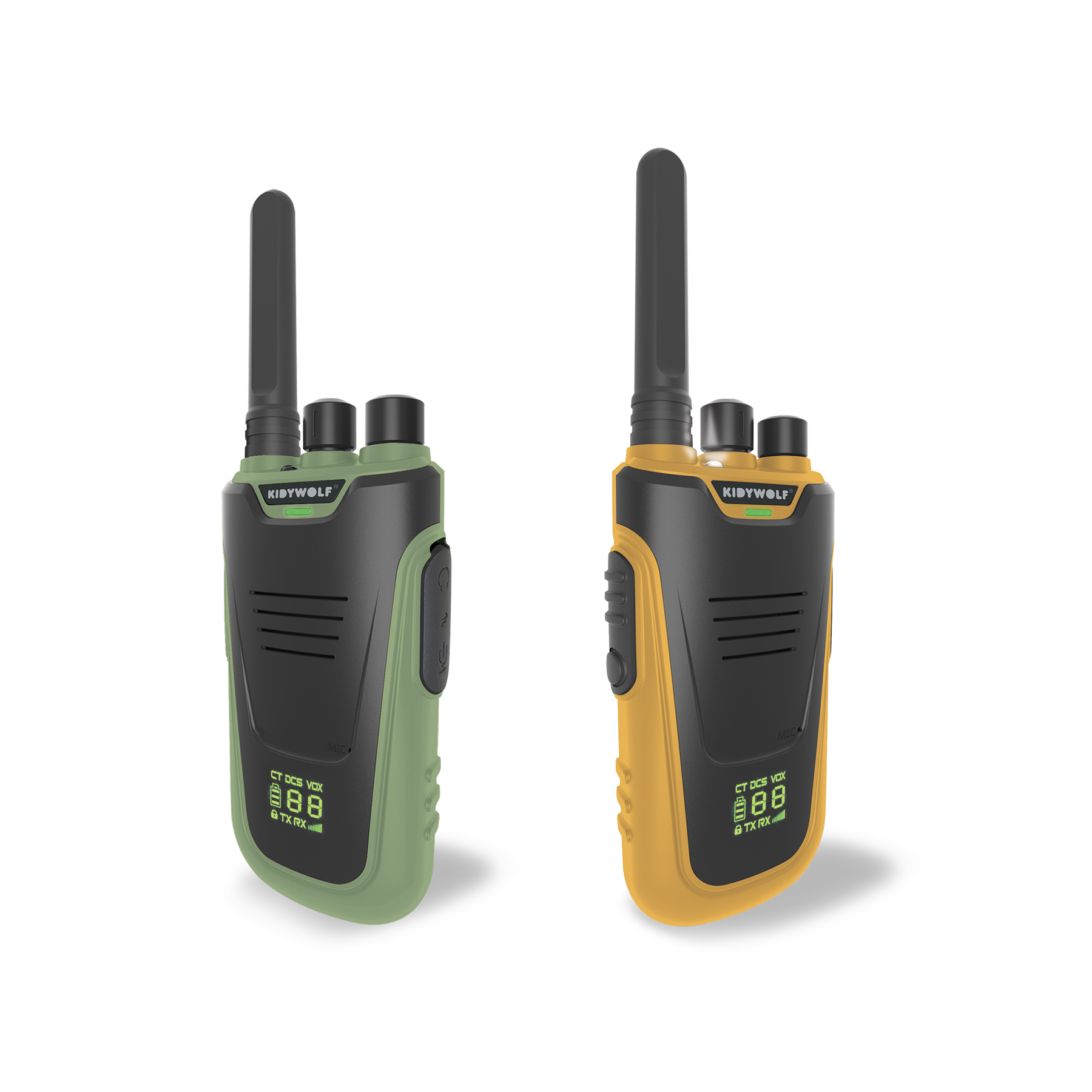 KIDYTALK Walkie Talkie - Groen/Oranje