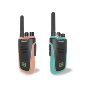 KIDYTALK Walkie Talkie - Nude/Cyaan