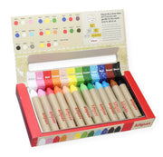 Kitpas medium rijstwax (raam) krijt 12 pcs
