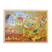 Legpuzzel - De tuin - onder en boven de grond