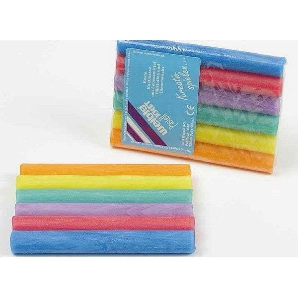 Pastel Kneedwas Rol 6 kleuren