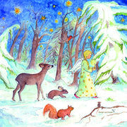 Silhouette Winter Forest - Eentje van Margo