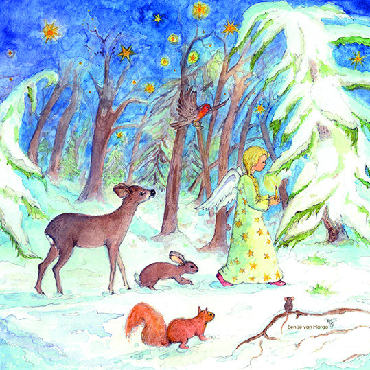 Silhouette Winter Forest - Eentje van Margo