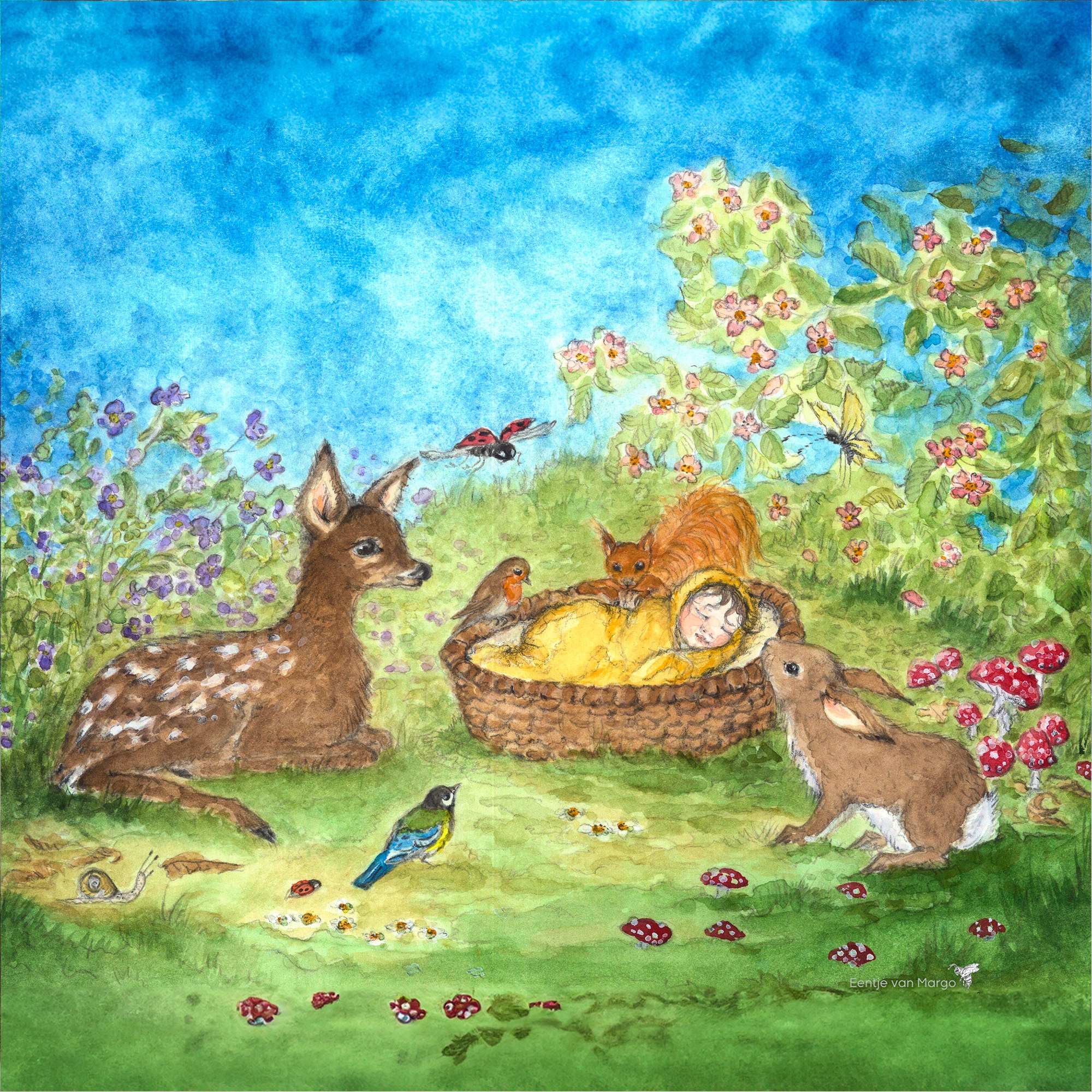 Silhouette Forest Slumber - Eentje van Margo