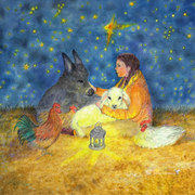 Silhouette Starry Winter Night- Eentje van Margo