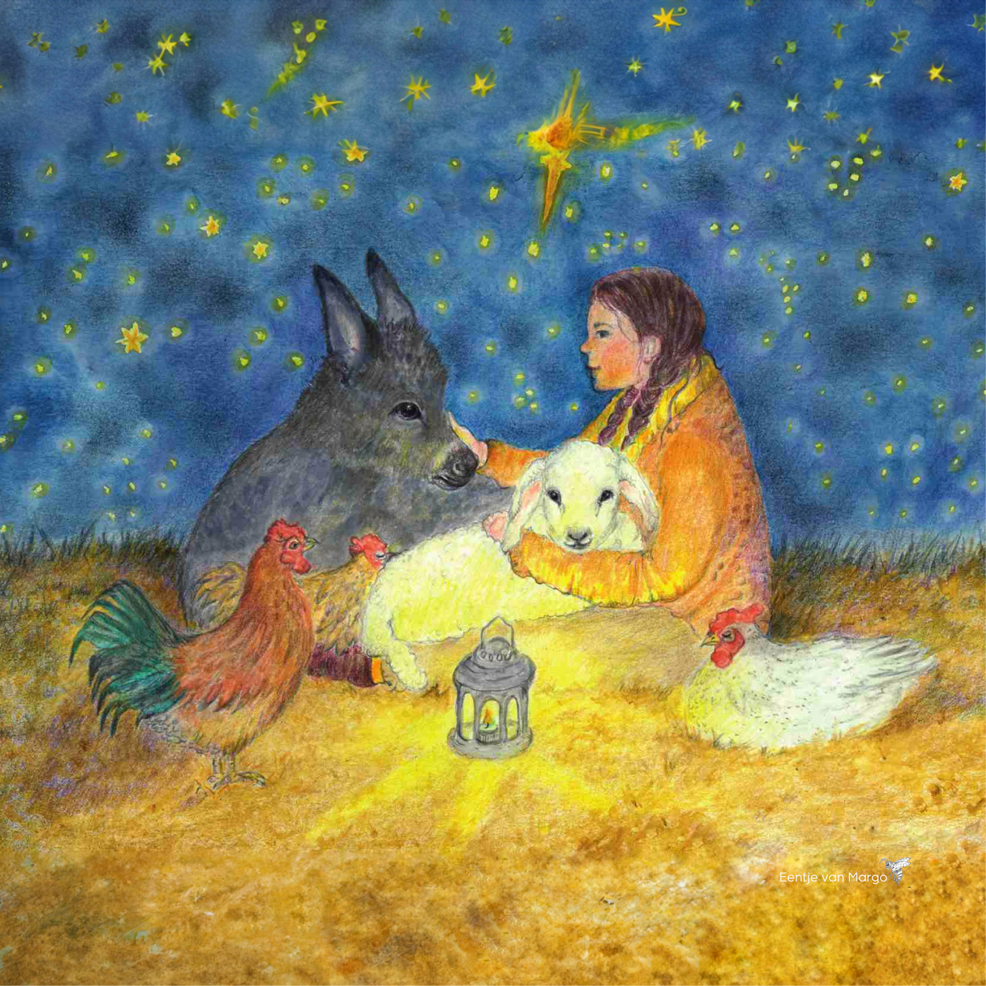 Silhouette Starry Winter Night- Eentje van Margo