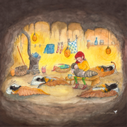 Silhouette Cozy Hibernation - Eentje van Margo