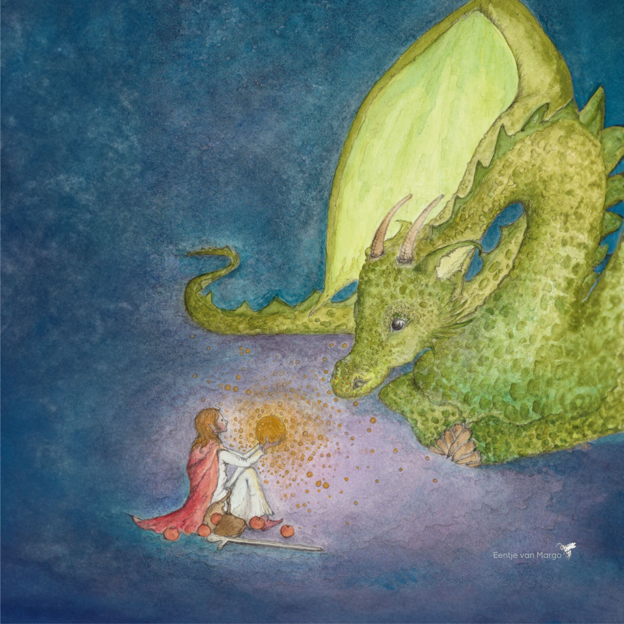 Silhouette Little Dragon - Eentje van Margo