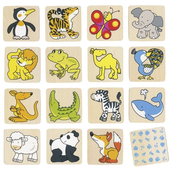 Spel - Memorie dieren 32 delig