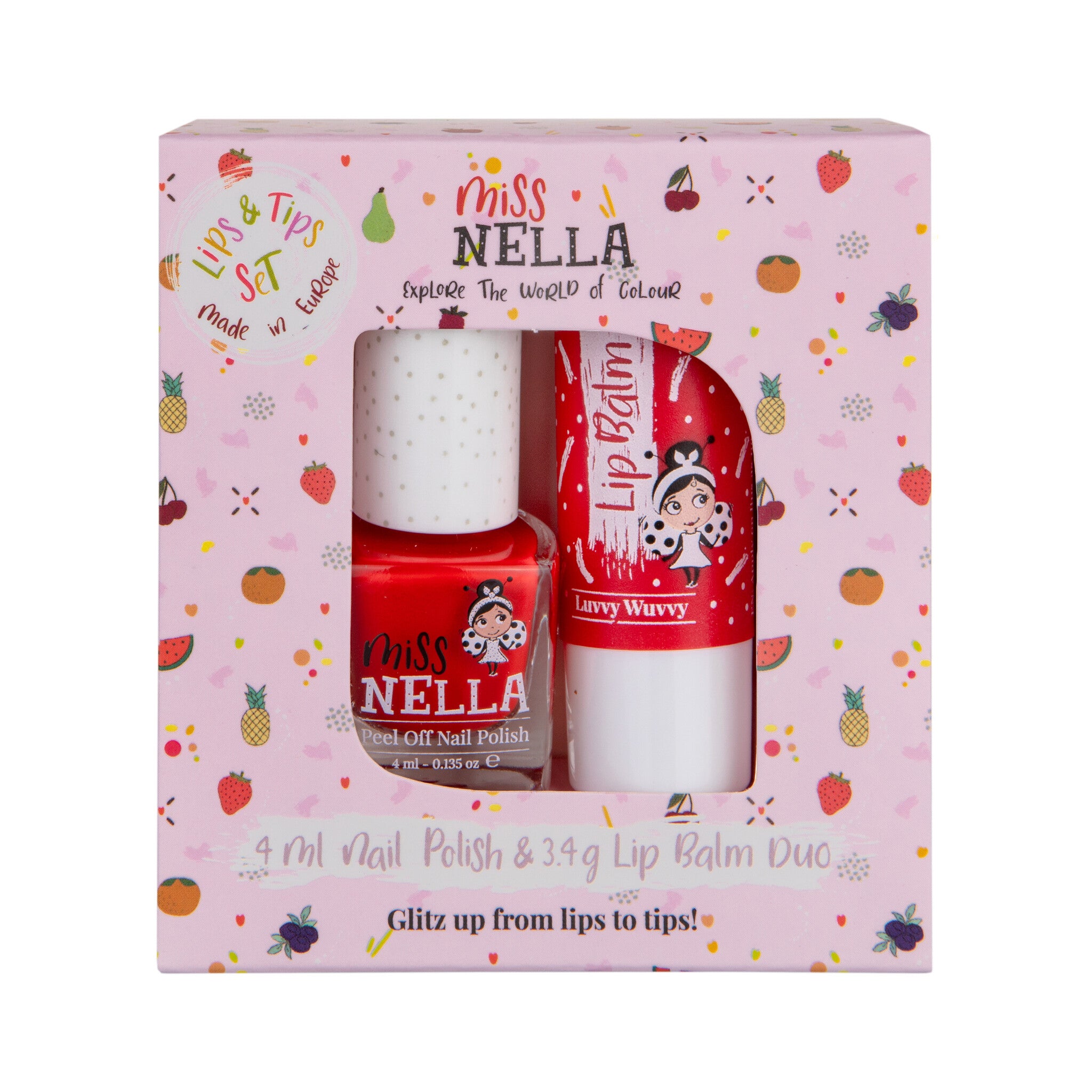 Miss Nella - Duopack Nagellak + XL Lipbalsem