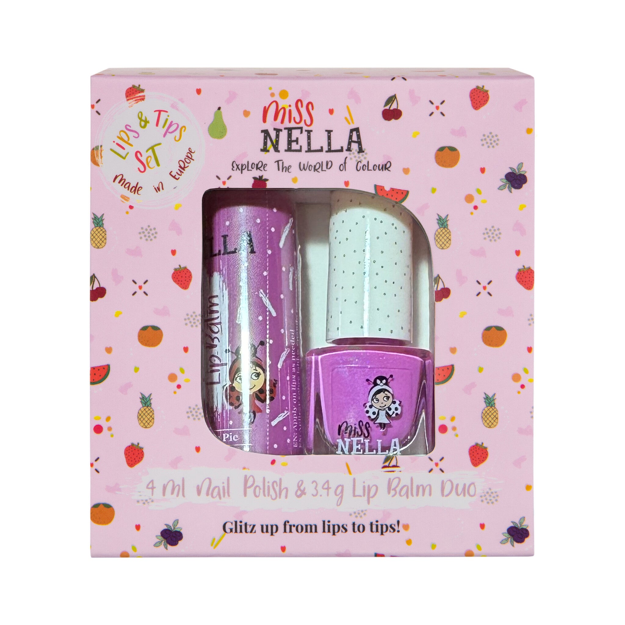 Miss Nella - Duopack Nagellak + XL Lipbalsem