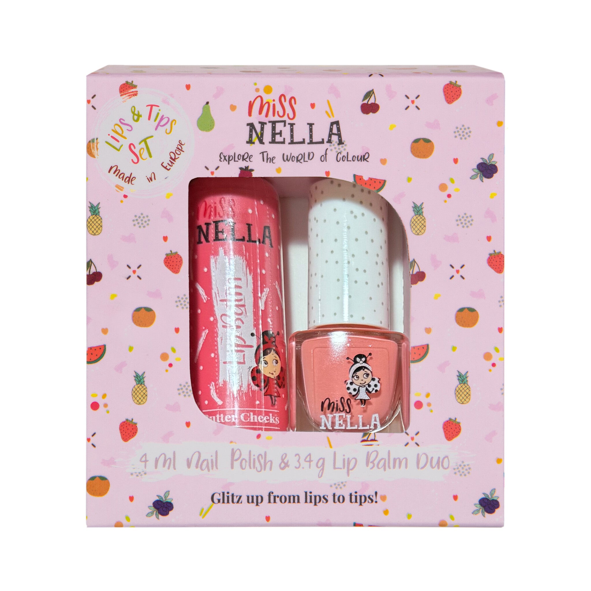 Miss Nella - Duopack Nagellak + XL Lipbalsem