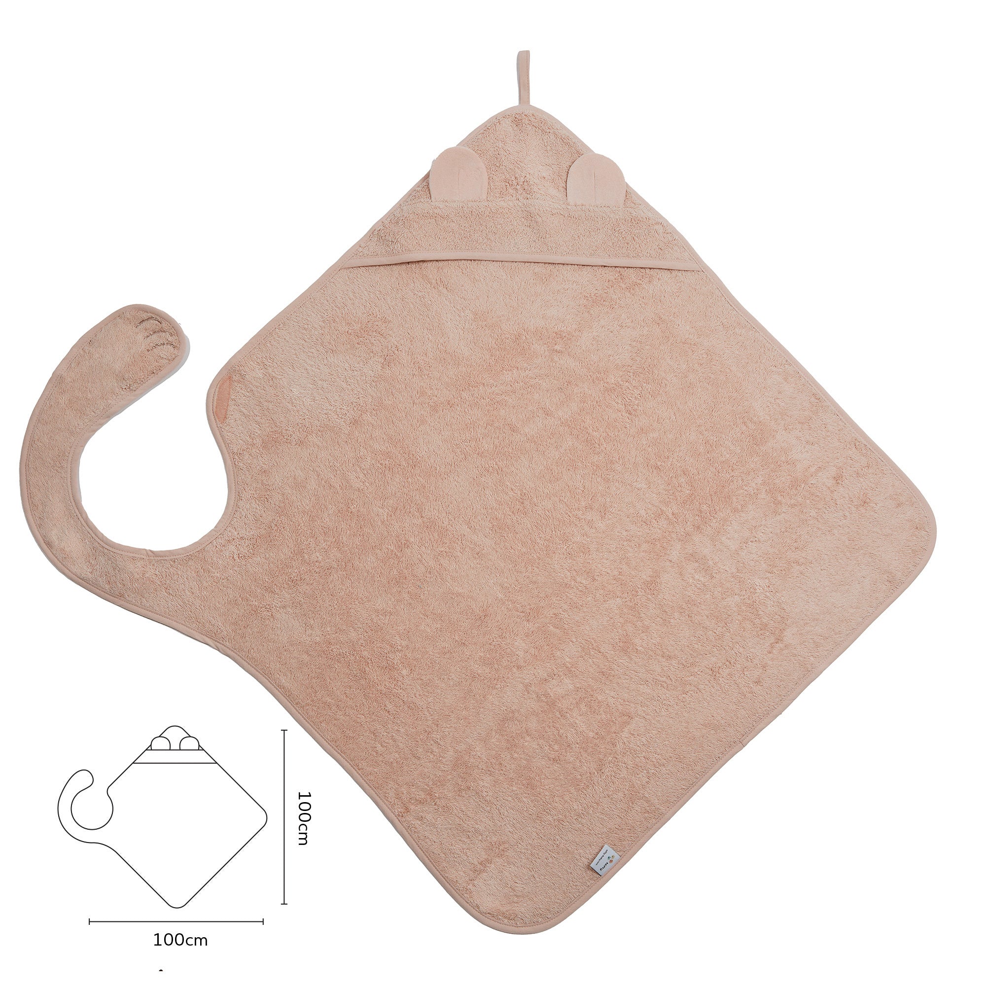 Handsfree Badcape - Blush