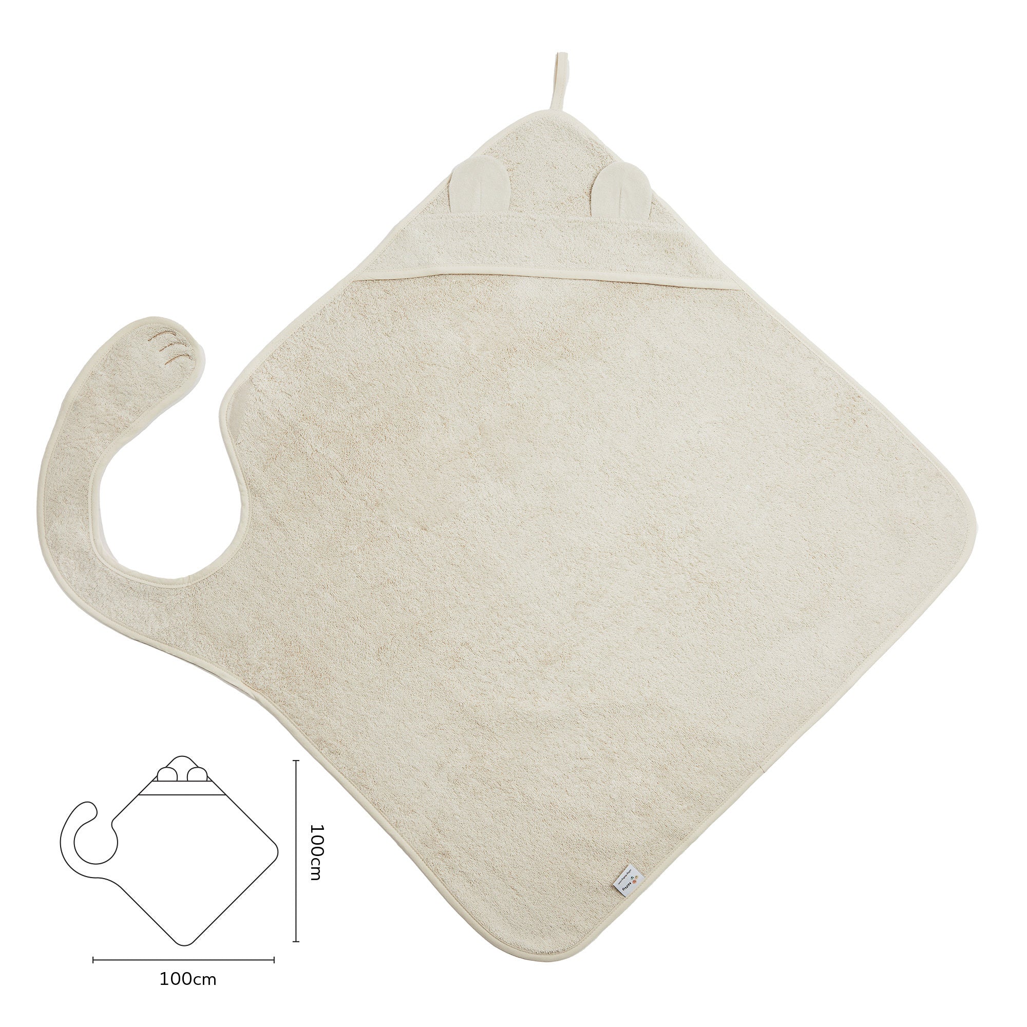 Handsfree Badcape - Vanilla