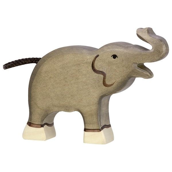Holztiger - Olifant, klein, slurf hoog