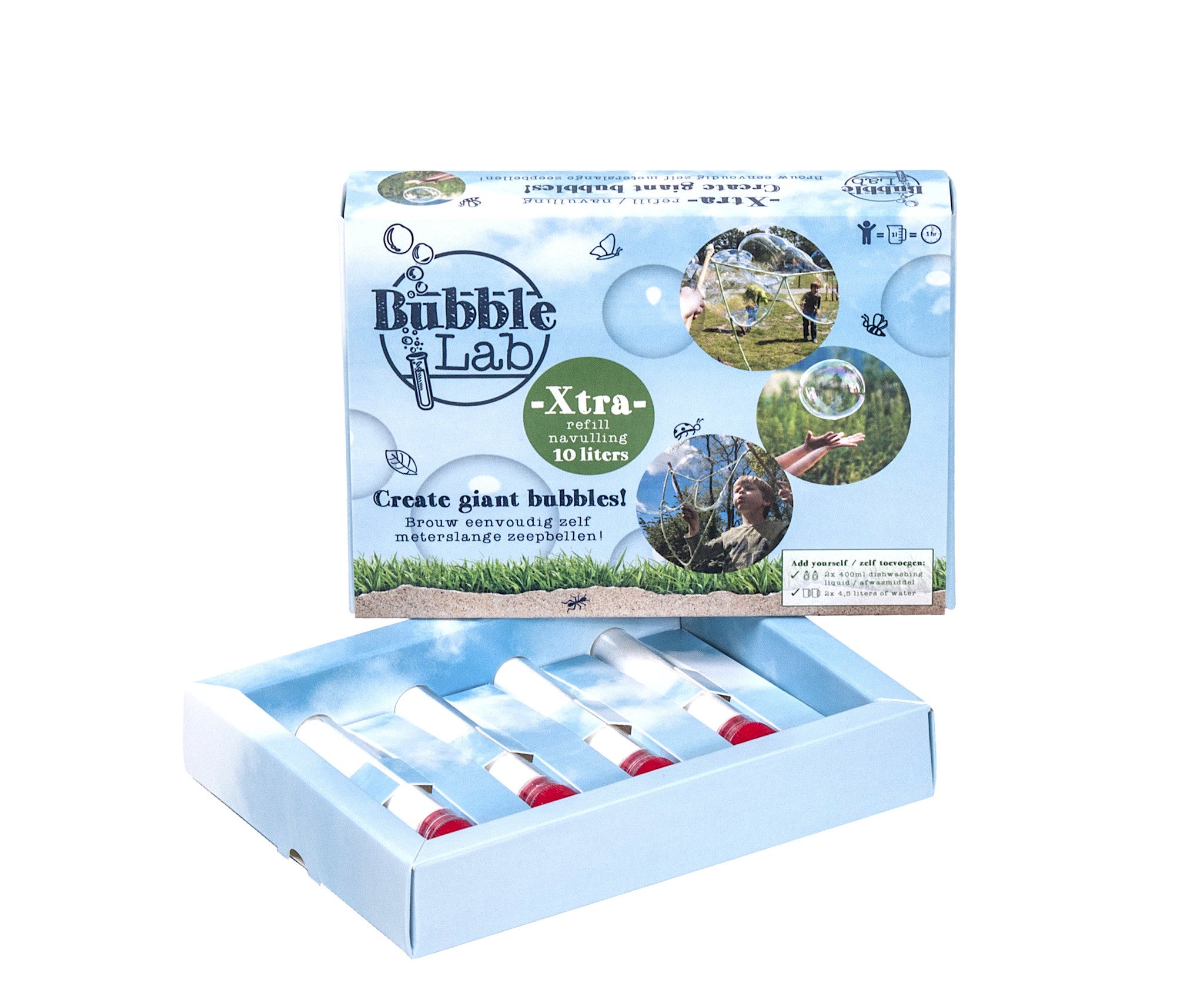 BubbleLab - Xtra navulverpakking voor 10 liter