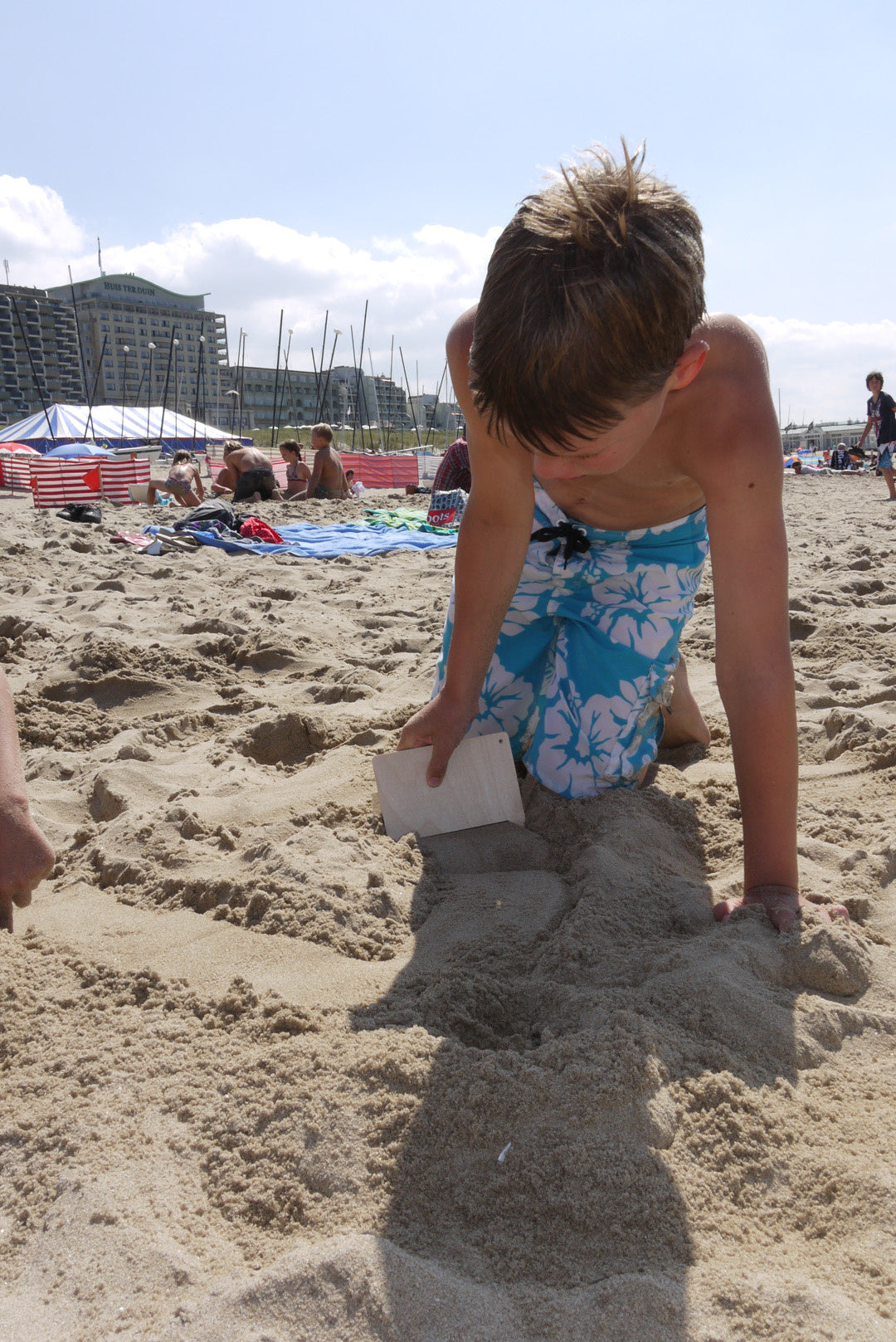 Zomerse zandkammen - Set van 5 kammen (maat L, M, S)
