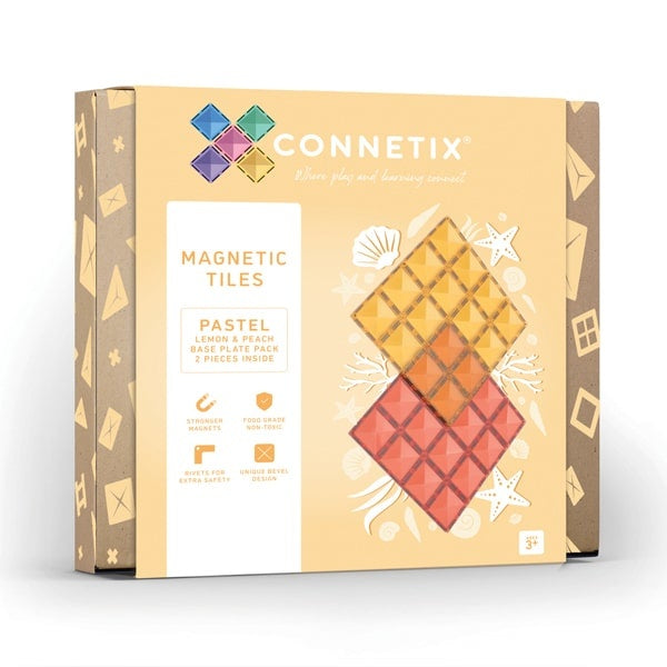 Pastel Base Plate Pack Lemon & Peach - 2 delig