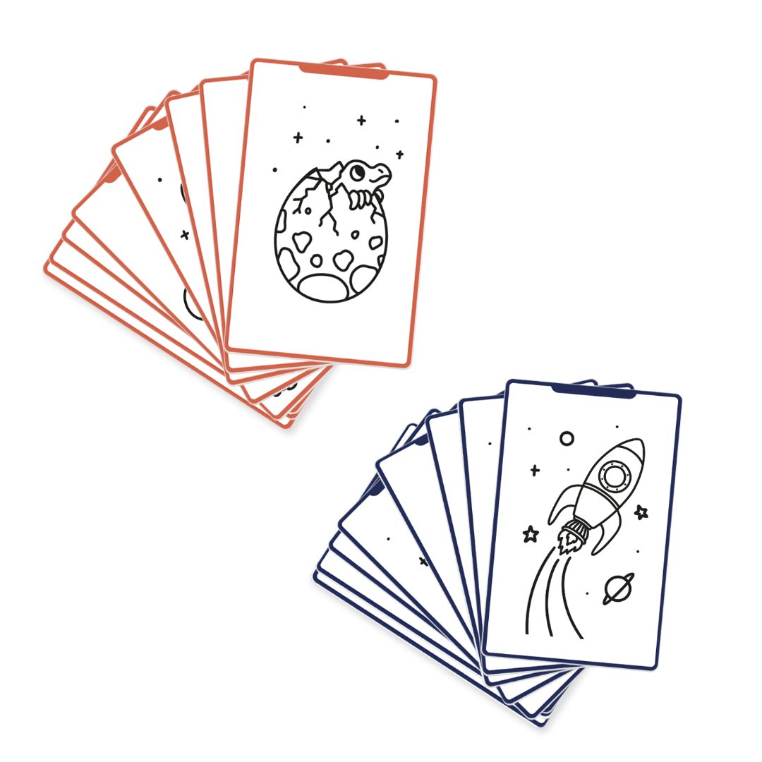 REFIL KIDYDRAW MINI - 'Dinosaurussen' & 'Galaxy'