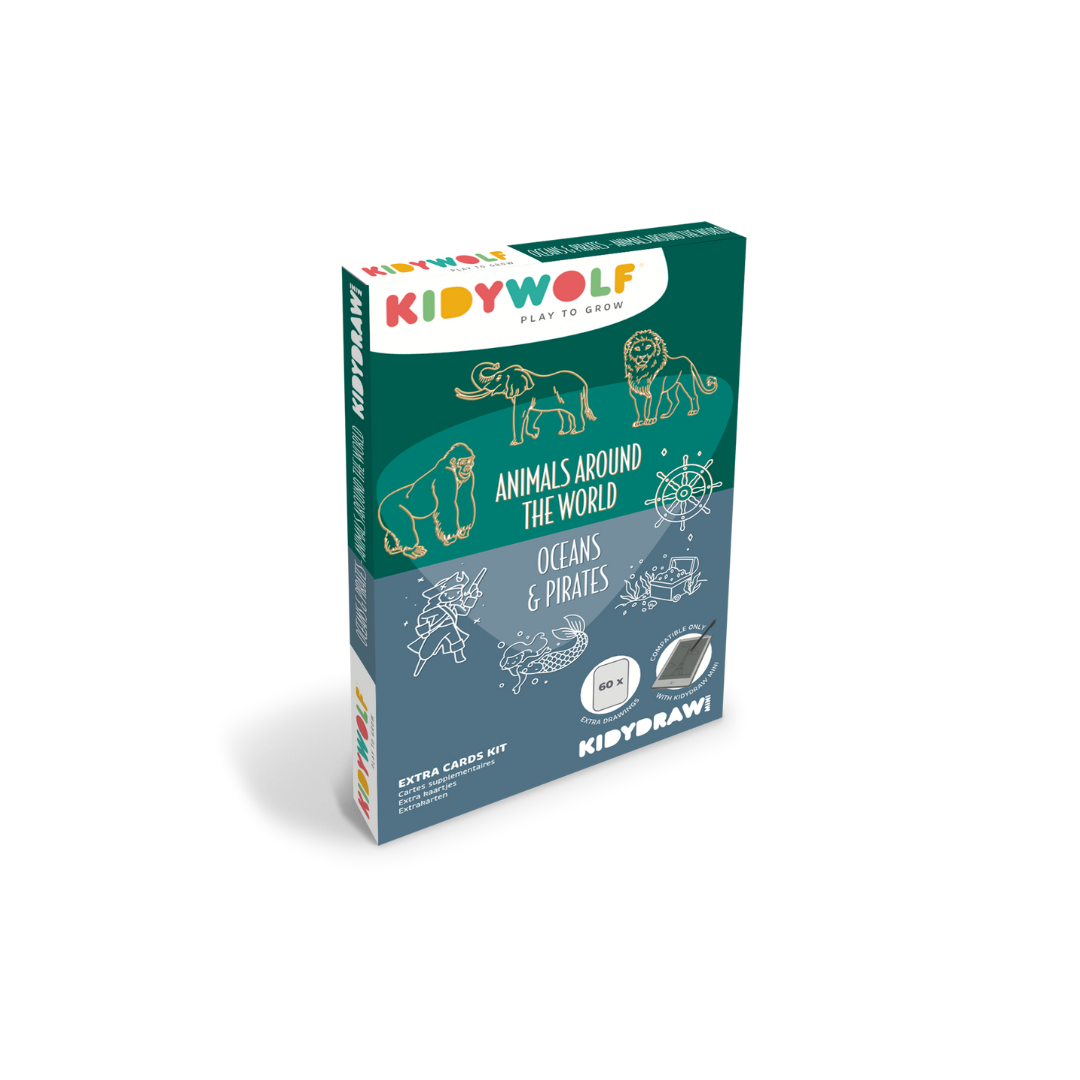 REFIL KIDYDRAW MINI - 'Dieren over de hele wereld' & 'Oceanen & Piraten'