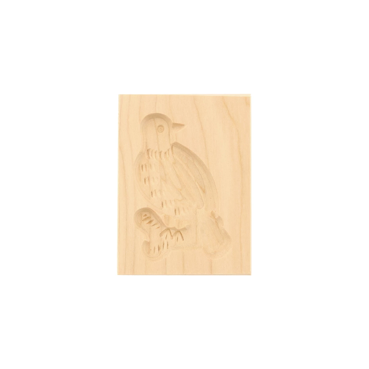 Houten vorm Vogel - Rechthoek