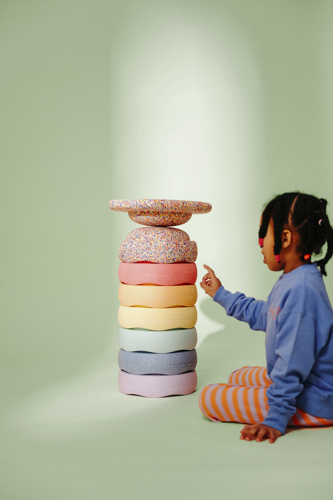 Stapelstein® | Super Confetti Pastel | Compleet Set