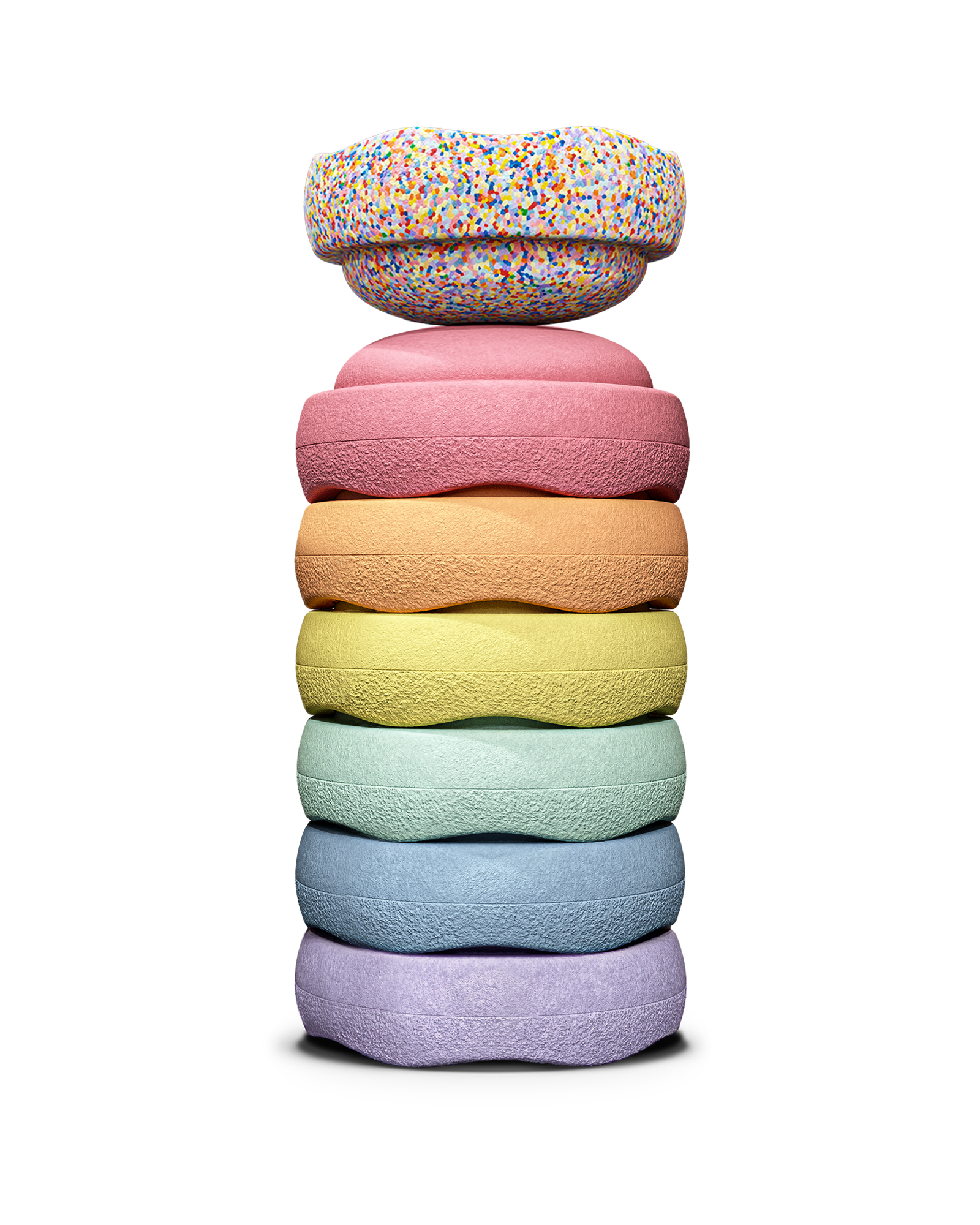 Stapelstein® Mini Special Rainbow Pastel 6+1