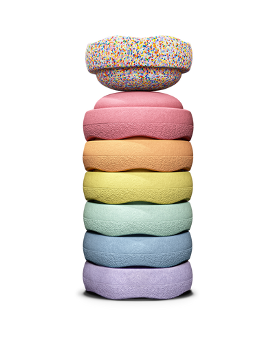 Stapelstein® Mini Special Rainbow Pastel 6+1