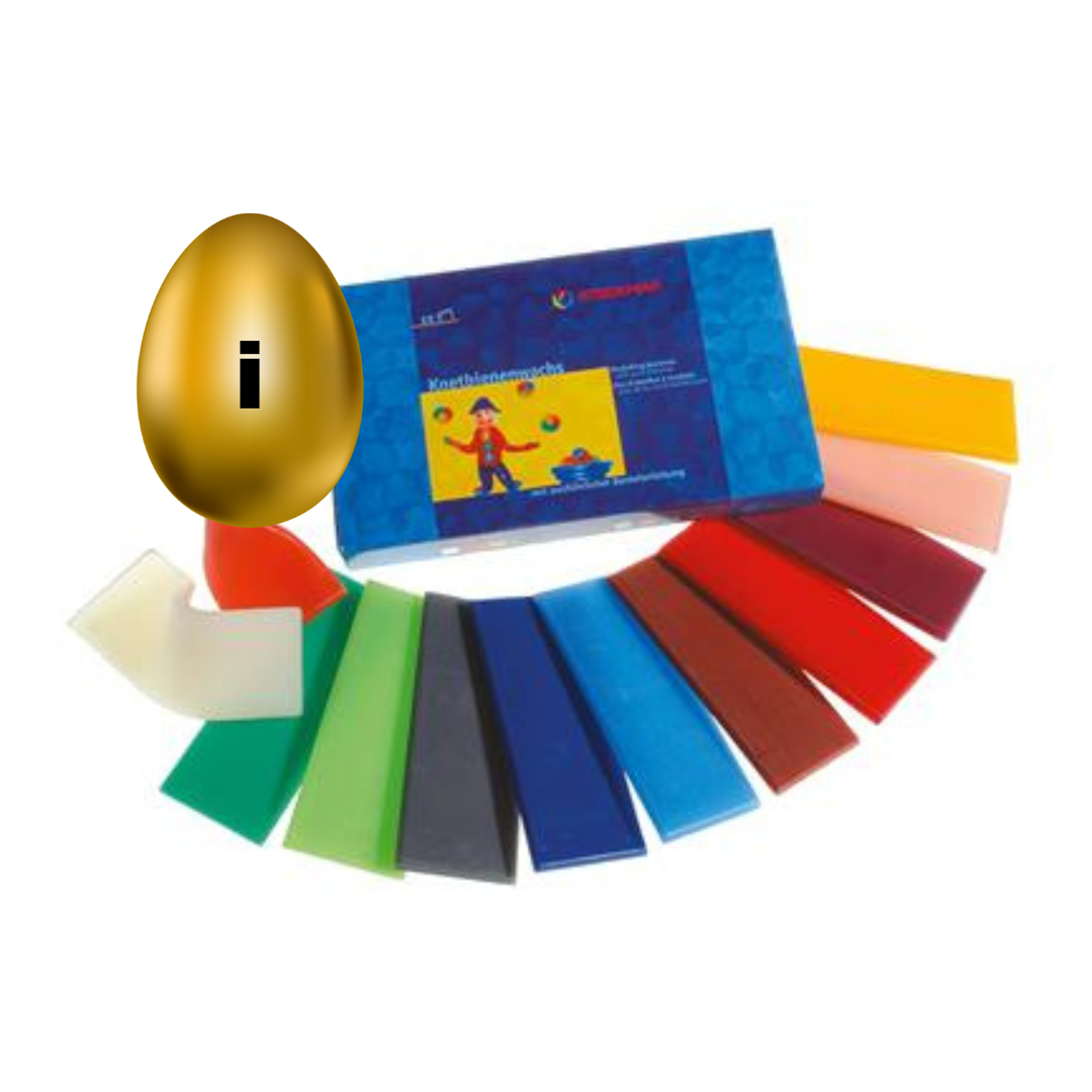 Bijenkneedwas 12 plakjes - 100x40 mm