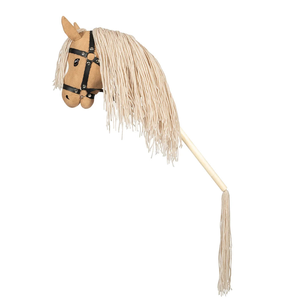 Stokpaard Deluxe met staart - Blond