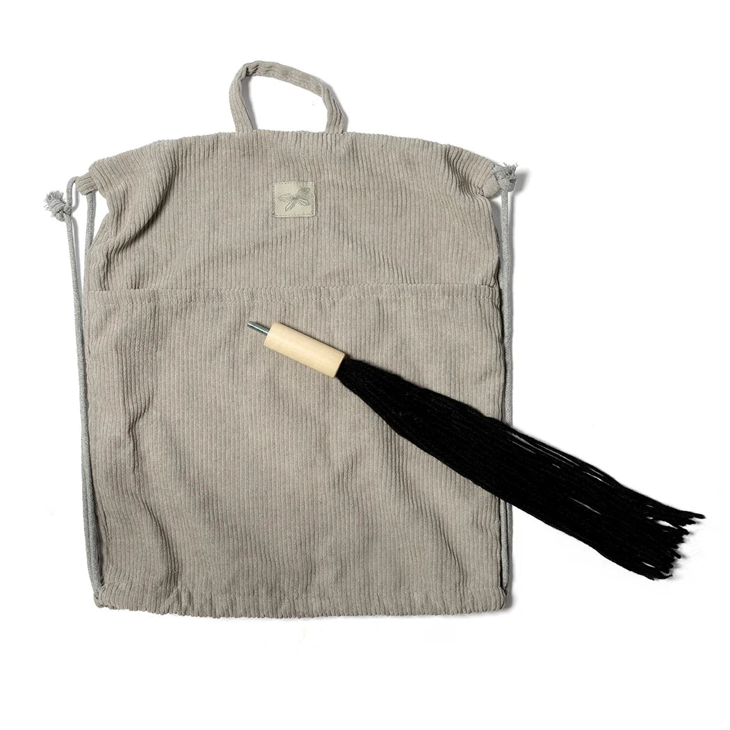 Stokpaard Deluxe met staart - Bruin