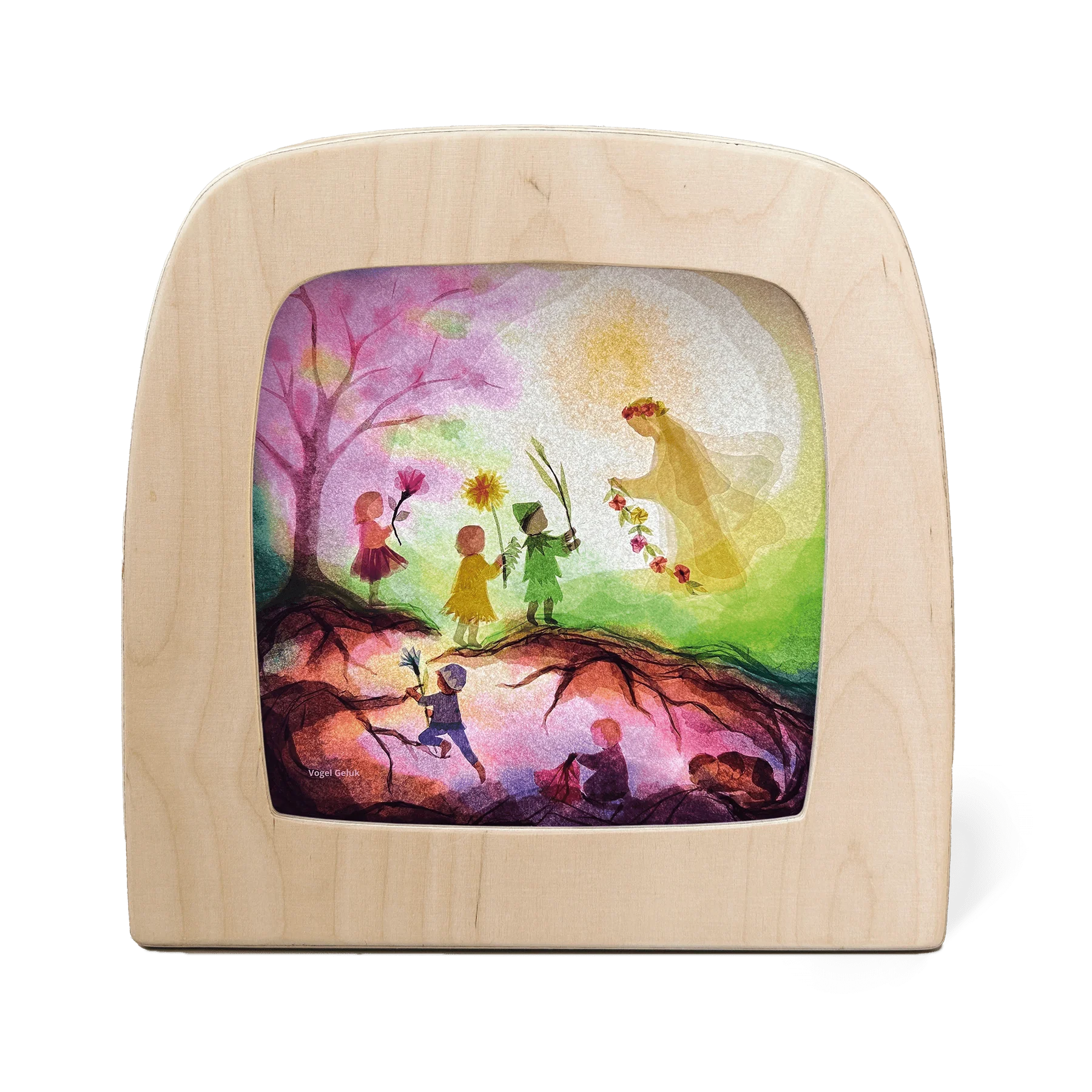 Silhouette Spring Fairy - Vogel Geluk