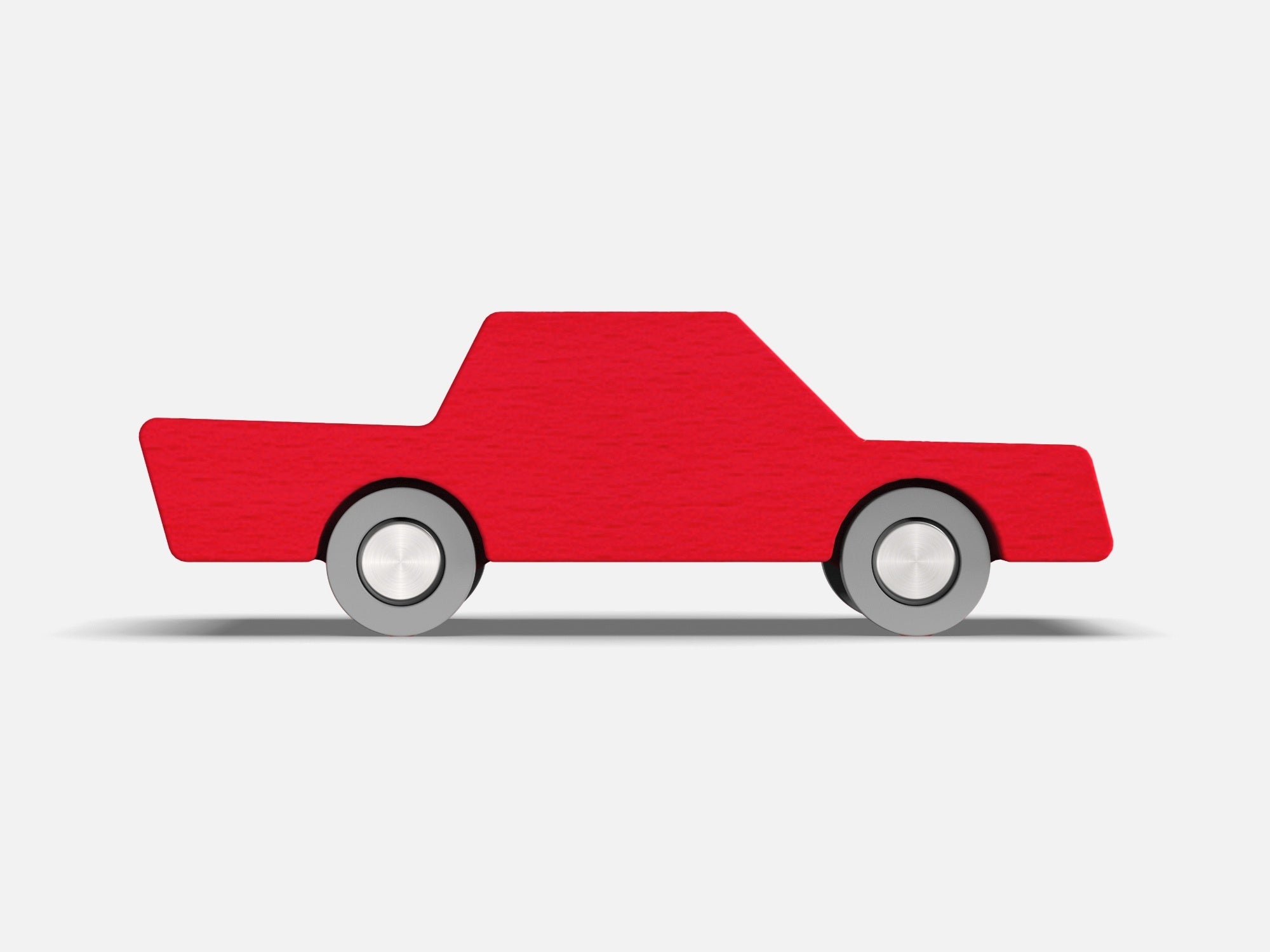 Back and Forth Car - Rood