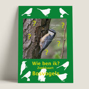 Wie ben ik? Zoekkaart Bosvogels