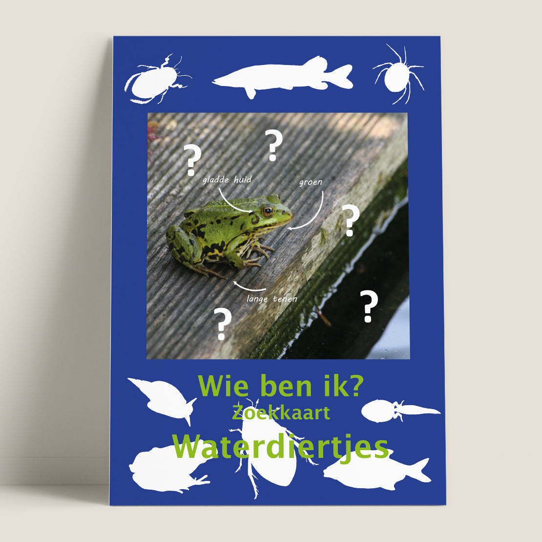 Wie ben ik? Zoekkaart Waterdiertjes