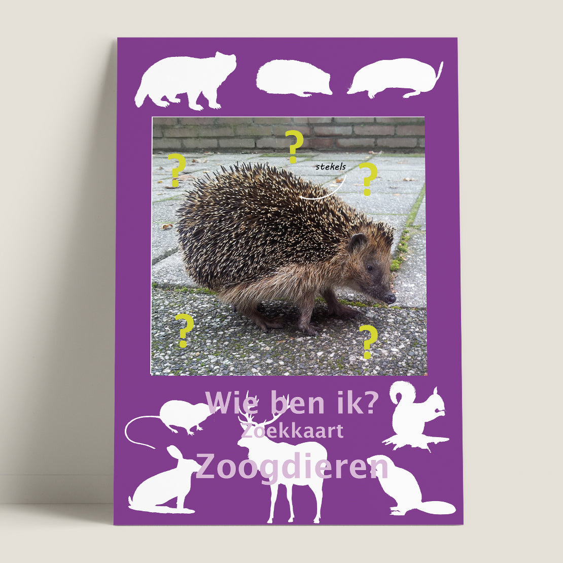 Wie ben ik? Zoekkaart Zoogdieren